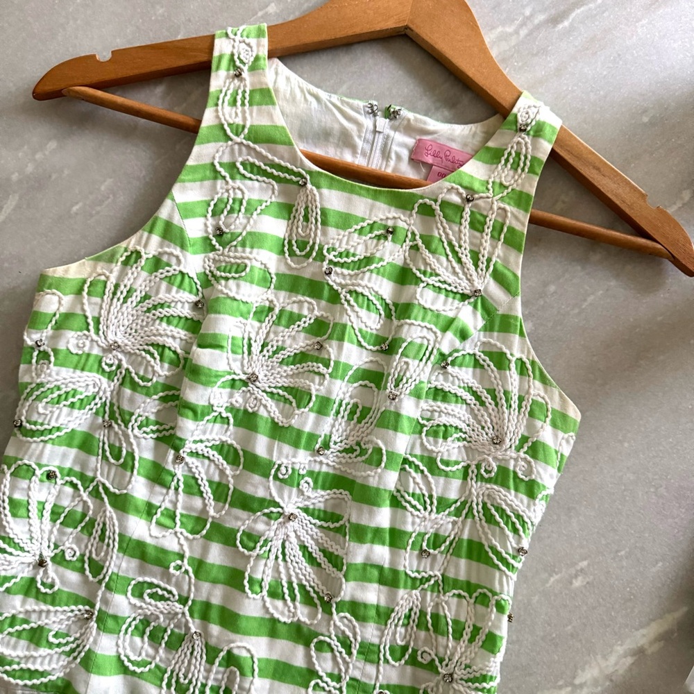 Lilly Pulitzer Embroidered Rhinestone Dress - Picture 3 of 7